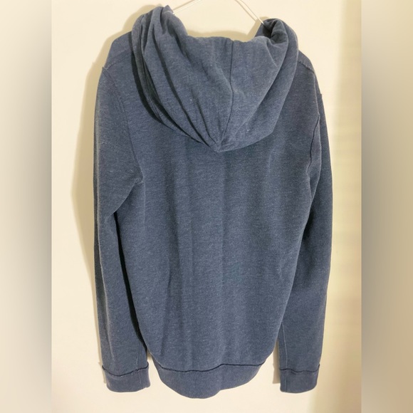 Abercrombie Navy Blue zip-up fleece inside - Picture 7 of 15